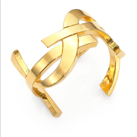 Ysl Monogram Cuff Bracelet